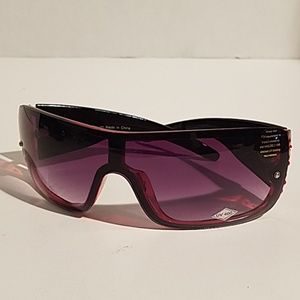 Italy Design Men Fashion Red Sunglasses